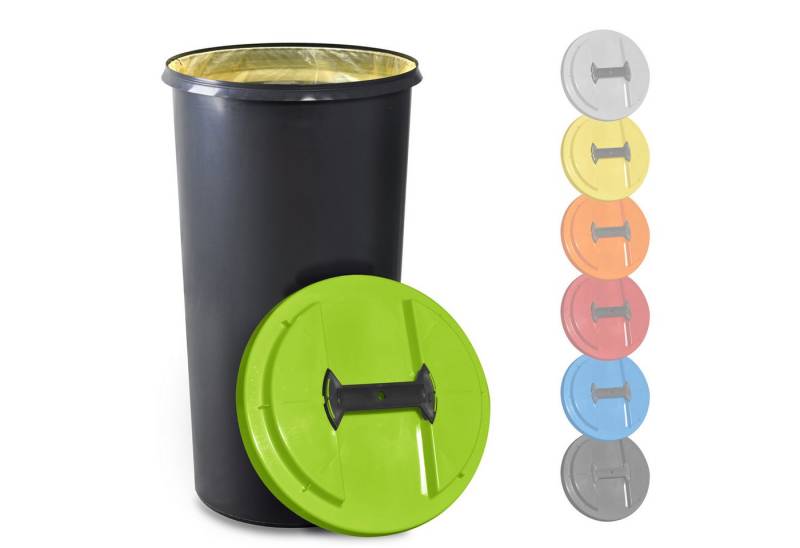 KUEFA Müllsackständer BSC 60L Mülleimer Gelber Sack, inkl. Klemm-Ring, UV-beständig von KUEFA