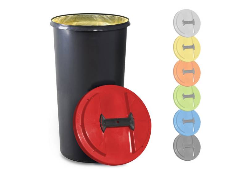 KUEFA Müllsackständer BSC 60L Mülleimer Gelber Sack, inkl. Klemm-Ring, UV-beständig von KUEFA