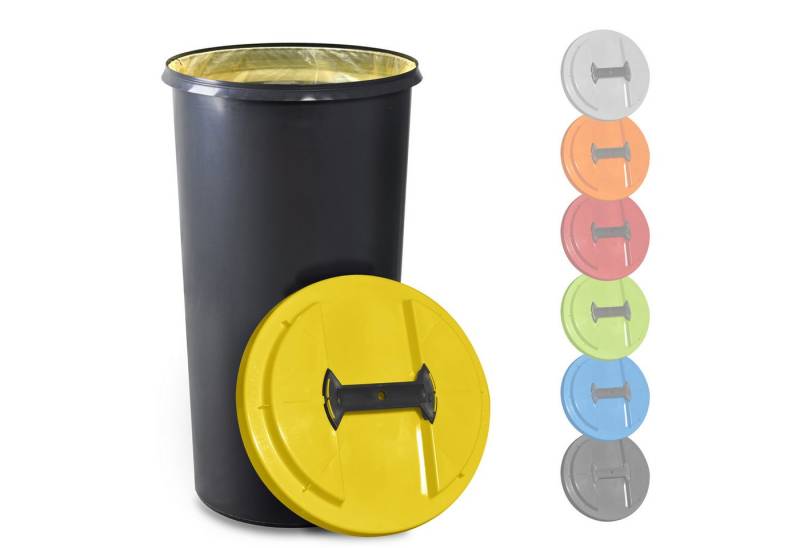 KUEFA Müllsackständer BSC 60L Mülleimer Gelber Sack, inkl. Klemm-Ring, UV-beständig von KUEFA