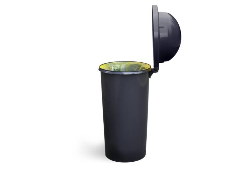 KUEFA Müllsackständer HD 60L Mülleimer Gelben Sack, inkl. Klemm-Ring, UV-beständig, Robust, 60 Liter von KUEFA