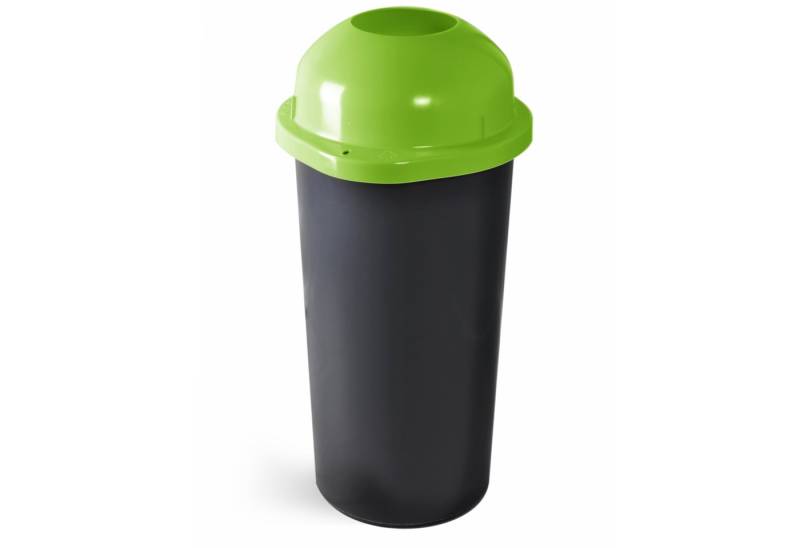 KUEFA Müllsackständer HD 60L Mülleimer Gelber Sack, mit Einwurf, inkl. Klemm-Ring, UV-Stabil, 60 Liter von KUEFA