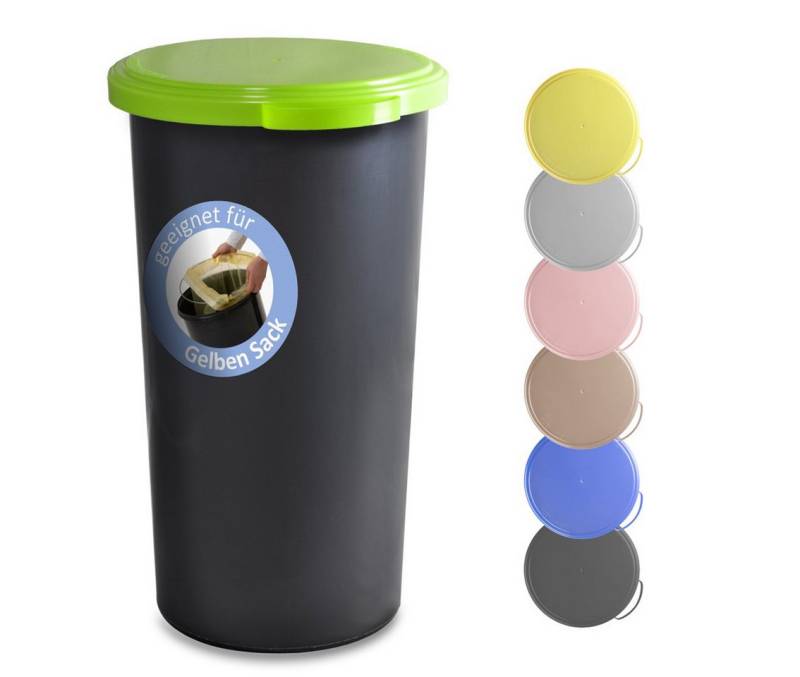 KUEFA Müllsackständer VLC 60L Mülleimer Gelber Sack, inkl. Klemm-Ring, Geruchsdicht von KUEFA