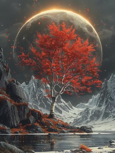 Diamond Painting Baum, Landschaft 5D Diamond Painting Erwachsene, DIY Basteln Erwachsene, Vollbohrer Diamant Kunst Stickerei Kreuzstich Kits, Deko Wohnzimmer und Wanddeko, Geschenke 60X70cm 3-4285 Diamond Painting Baum, Landschaft 5D Diamond Painting Erwachsene, DIY Basteln Erwachsene, Vollbohrer Diamant Kunst Stickerei Kreuzstich Kits, Deko Wohnzimmer und Wanddeko, Geschenke 60X70cm 3-4285 von KUEGDUNG