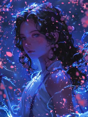 Diamond Painting Frau, Blume 5D Diamond Painting Erwachsene, DIY Basteln Erwachsene, Vollbohrer Diamant Kunst Stickerei Kreuzstich Kits, Deko Wohnzimmer und Wanddeko, Geschenke 40X50cm K-8526 Diamond Painting Frau, Blume 5D Diamond Painting Erwachsene, DIY Basteln Erwachsene, Vollbohrer Diamant Kunst Stickerei Kreuzstich Kits, Deko Wohnzimmer und Wanddeko, Geschenke 40X50cm K-8526 von KUEGDUNG
