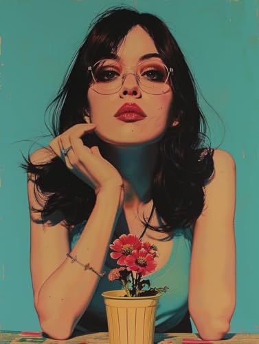 Diamond Painting Frau, Blume 5D Diamond Painting Erwachsene, DIY Basteln Erwachsene, Vollbohrer Diamant Kunst Stickerei Kreuzstich Kits, Deko Wohnzimmer und Wanddeko, Geschenke 80X110cm Y-7755 Diamond Painting Frau, Blume 5D Diamond Painting Erwachsene, DIY Basteln Erwachsene, Vollbohrer Diamant Kunst Stickerei Kreuzstich Kits, Deko Wohnzimmer und Wanddeko, Geschenke 80X110cm Y-7755 von KUEGDUNG