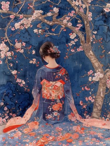 Diamond Painting Japanische Frauen, 5D Diamond Painting Erwachsene Baum, DIY Basteln Erwachsene, Mosaikherstellung Set, Vollbohrer Diamant Kunst Stickerei Kits, Deko Wohnzimmer 100x130cm F-7770 Diamond Painting Japanische Frauen, 5D Diamond Painting Erwachsene Baum, DIY Basteln Erwachsene, Mosaikherstellung Set, Vollbohrer Diamant Kunst Stickerei Kits, Deko Wohnzimmer 100x130cm F-7770 von KUEGDUNG
