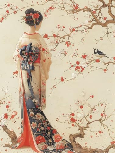 Diamond Painting Japanische Frauen, 5D Diamond Painting Erwachsene Vogel, DIY Basteln Erwachsene, Mosaikherstellung Set, Vollbohrer Diamant Kunst Stickerei Kits, Deko Wohnzimmer 30x40cm 8-9363 Diamond Painting Japanische Frauen, 5D Diamond Painting Erwachsene Vogel, DIY Basteln Erwachsene, Mosaikherstellung Set, Vollbohrer Diamant Kunst Stickerei Kits, Deko Wohnzimmer 30x40cm 8-9363 von KUEGDUNG