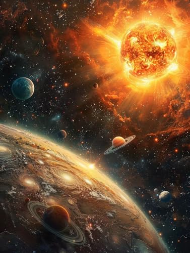 Diamond Painting Planet, Sternenhimmel 5D Diamond Painting Erwachsene, DIY Basteln Erwachsene, Vollbohrer Diamant Kunst Stickerei Kreuzstich Kits, Deko Wohnzimmer und Wanddeko 100x135cm 2-1670 Diamond Painting Planet, Sternenhimmel 5D Diamond Painting Erwachsene, DIY Basteln Erwachsene, Vollbohrer Diamant Kunst Stickerei Kreuzstich Kits, Deko Wohnzimmer und Wanddeko 100x135cm 2-1670 von KUEGDUNG