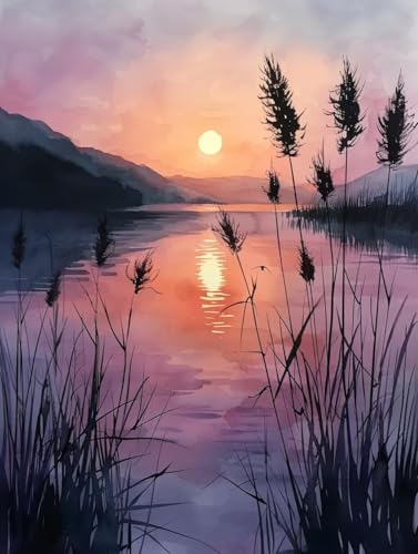 Diamond Painting Rivers, 5D Diamond Painting Erwachsene Sonne, DIY Basteln Erwachsene, Mosaikherstellung Set, Vollbohrer Diamant Kunst Stickerei Kreuzstich Kits, Deko Wohnzimmer 60X80cm 6-6807 Diamond Painting Rivers, 5D Diamond Painting Erwachsene Sonne, DIY Basteln Erwachsene, Mosaikherstellung Set, Vollbohrer Diamant Kunst Stickerei Kreuzstich Kits, Deko Wohnzimmer 60X80cm 6-6807 von KUEGDUNG