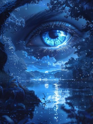 Diamond Painting Rivers, 5D Diamond Painting Erwachsene Wald, DIY Basteln Erwachsene, Mosaikherstellung Set, Vollbohrer Diamant Kunst Stickerei Kreuzstich Kits, Deko Wohnzimmer 30x40cm A-9129 Diamond Painting Rivers, 5D Diamond Painting Erwachsene Wald, DIY Basteln Erwachsene, Mosaikherstellung Set, Vollbohrer Diamant Kunst Stickerei Kreuzstich Kits, Deko Wohnzimmer 30x40cm A-9129 von KUEGDUNG