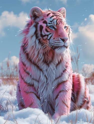 Diamond Painting Tiger, 5D Diamond Painting Erwachsene Tier, DIY Basteln Erwachsene, Mosaikherstellung Set, Vollbohrer Diamant Kunst Stickerei Kreuzstich Kits, Deko Wohnzimmer Geschenke 40X50cm J-8802 Diamond Painting Tiger, 5D Diamond Painting Erwachsene Tier, DIY Basteln Erwachsene, Mosaikherstellung Set, Vollbohrer Diamant Kunst Stickerei Kreuzstich Kits, Deko Wohnzimmer Geschenke 40X50cm J-8802 von KUEGDUNG