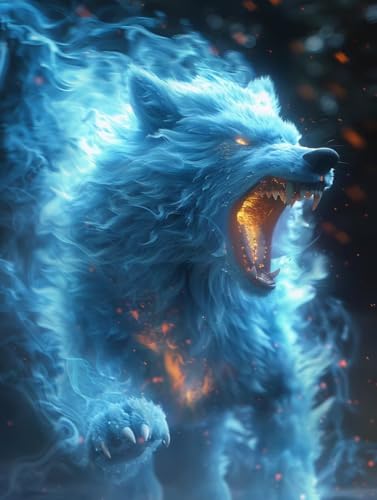 Diamond Painting Wolf, 5D Diamond Painting Erwachsene Tier, DIY Basteln Erwachsene, Mosaikherstellung Set, Vollbohrer Diamant Kunst Stickerei Kreuzstich Kits, Deko Wohnzimmer 100x130cm 2-4523 Diamond Painting Wolf, 5D Diamond Painting Erwachsene Tier, DIY Basteln Erwachsene, Mosaikherstellung Set, Vollbohrer Diamant Kunst Stickerei Kreuzstich Kits, Deko Wohnzimmer 100x130cm 2-4523 von KUEGDUNG