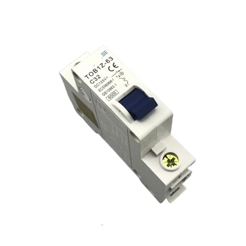 1P 32A DC 125V Circuit Breaker MCB C Curved 1P 32A DC 125V Circuit Breaker MCB C Curved von KUELVTYIT
