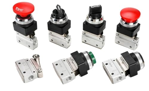 2 Way 2 Position 1/8" Thread Push Button Switch MOV-01 MOV-02 MOV-03 MOV-03A Pneumatic Mechanical Valve pneumatic valve(MOV-01) von KUELVTYIT
