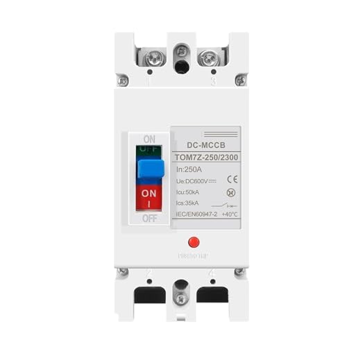 2P DC MCCB 600V Solar Molded Case Circuit Breaker Overload Protection Switch Protector for Solar Photovoltaic PV(125A) von KUELVTYIT
