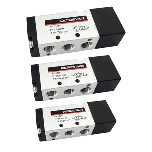 4A110-06 4A210-08 4A310-10 4A410-15 Two-Position Five-Way Air Control Reversing Valve 1/8" 1/4" 3/8" 1/2"(4A210-08 PC6-02) von KUELVTYIT
