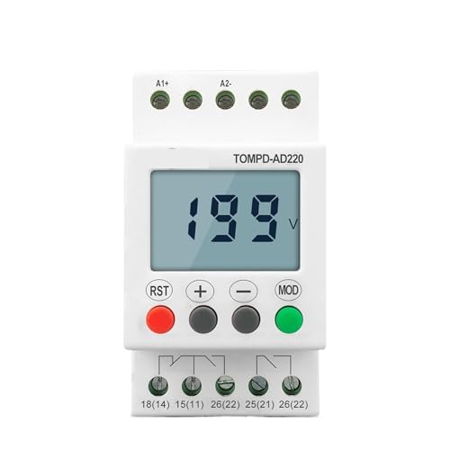 AC DC Adjustable Over and Under Voltage Protector Single Phase Din Rail Voltage Monitoring Protection Relay AC DC Adjustable Over and Under Voltage Protector Single Phase Din Rail Voltage Monitoring Protection Relay von KUELVTYIT