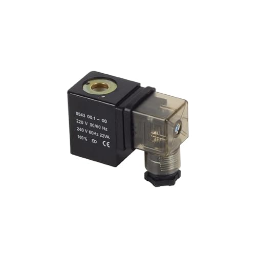 LOM 2PCS/Lot PU Solenoid Valve Coil 0543 Type DIN43650A Led DC12V DC24V AC110V or AC220V(0543 Model,DC12V)(0543 Model,AC110V) von KUELVTYIT