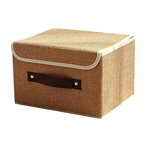 Aufbewahrungsboxen KöRbe & BehäLter Aufbewahrungsbox Groß Aufbewahrungsboxen Klein Ordnungsboxen Mit Deckel Coffee,26 * 20 * 17cm von KUENG