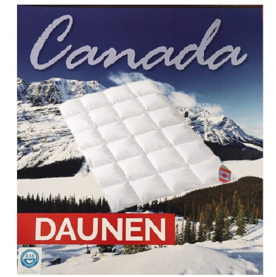 Daunenbettdecke, Canada Daunendecke Ganzjahresdecke 135x200 cm Klasse 1 Künsemüller, KÜNSEMÜLLER, Füllung: Entendaune, leichte Decke, weicher Bezug, Klasse 1 von KÜNSEMÜLLER