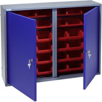 KÜPPER Hängeschrank, 2 Türen, ultramarineblau, Kunststoff/Stahl von KÜPPER