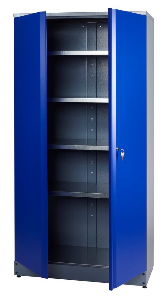 KÜPPER Hochschrank 70287, 91x204x53 cm, 2-türig, inkl. 4 Fachböden, ultramarinblau von KÜPPER
