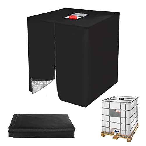IBC Tank Abdeckung, 1000L Wassertank Abdeckplane, IBC Container Cover, Schutzhülle Schutzplane Cover Mit Reißverschluss Abdeckplane Schutzhülle Schutzplane Für Container Behälter Regenwassertank von KUEZCVYA