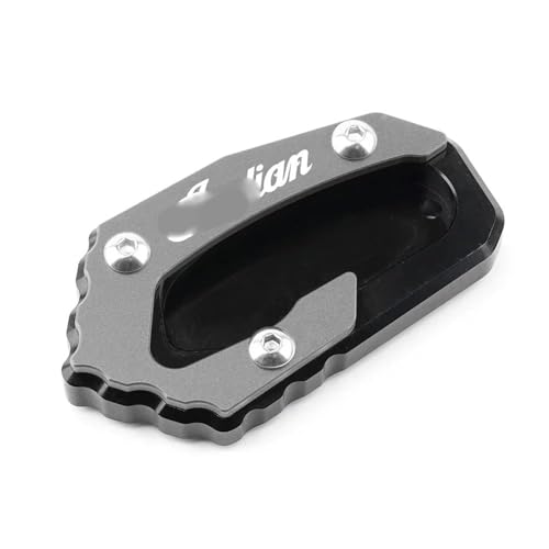 FÜR Indian FTR 1200 S 2019 2020 2021 Motorrad Kickstand Fuß Seitenständer Verlängerung Pad Stützplatte(Titanium) von KUGVTER