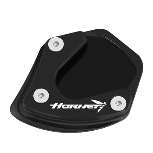 KUGVTER Motorrad-Seitenständerfuß-Ständerverlängerungsunterstützung Anti-Rutsch-Pad für CB750 Hornet Cb 750 Hornet 2023-2024(Schwarz) von KUGVTER