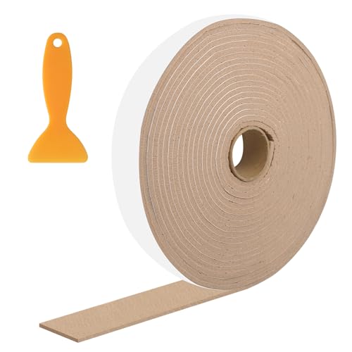 Anti Kondensations Klebeband, Anti Kondensationsstreifen für Fenster, Anti Condensation Filzstreifen Kondensationstropf Absorbierendes Klebeband Wetterabisolierband für Fenster 3cm × 8m von KUHAWL