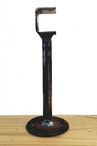 1 Stck. Wandhalterung für Rankgitter, Roheisen/Rost Rankhilfe Metall Wandbefestigung von KUHEIGA
