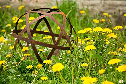 KUHEIGA 3er Set Dekokugel Bando, Rost Ø : 20/30/40cm Deko-Kugel Gartenkugel Edelrost KUHEIGA 3er Set Dekokugel Bando, Rost Ø : 20/30/40cm Deko-Kugel Gartenkugel Edelrost von KUHEIGA