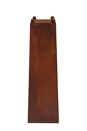 KUHEIGA Deko-Ständer Metallsäule Blumenständer Dekosäule H: 80cm Rost Metall Edelrost Rostsäule Podest KUHEIGA Deko-Ständer Metallsäule Blumenständer Dekosäule H: 80cm Rost Metall Edelrost Rostsäule Podest von KUHEIGA