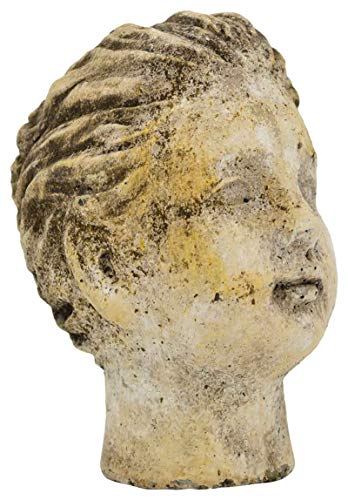 KUHEIGA Frauenbüste - Zement - antikgrau - versch. Ausführungen Büste Skulptur Kopf von KUHEIGA