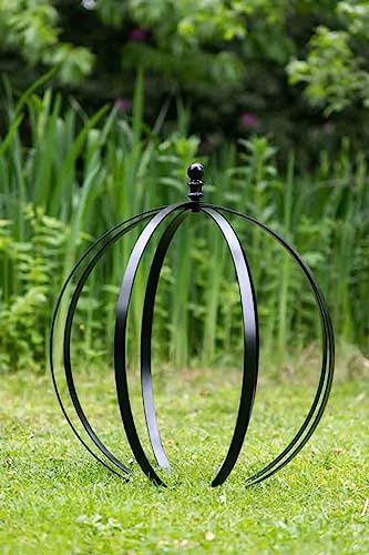 KUHEIGA Rankgerüst/Pflanzkugel Ø 60cm aus Metall in schwarz von KUHEIGA
