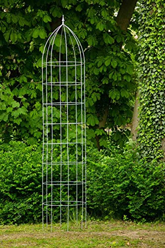KUHEIGA Rankgerüst Rankhilfe Jumbo Obelisk Ø: 60cm Verzinkt H: 300cm aus Metall von KUHEIGA