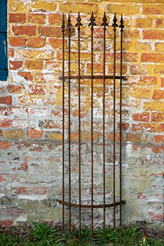 KUHEIGA Rankgitter Rosengitter Rosenhalter, Höhe 150cm, Rost von KUHEIGA