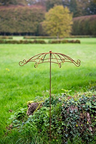 KUHEIGA Rankschirm Rost 72cm x 136cm Rankstab Schirm Rosenschirm Rankhilfe KUHEIGA Rankschirm Rost 72cm x 136cm Rankstab Schirm Rosenschirm Rankhilfe von KUHEIGA
