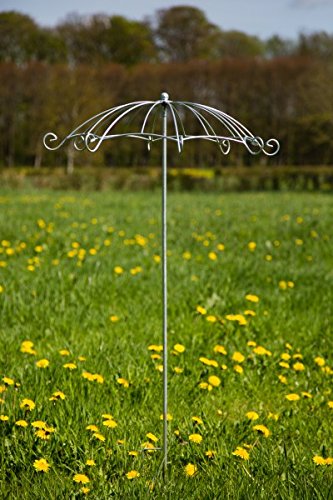 KUHEIGA Rankschirm Verzinkt 72cm x 136cm Rankstab Schirm Rosenschirm Rankhilfe von KUHEIGA
