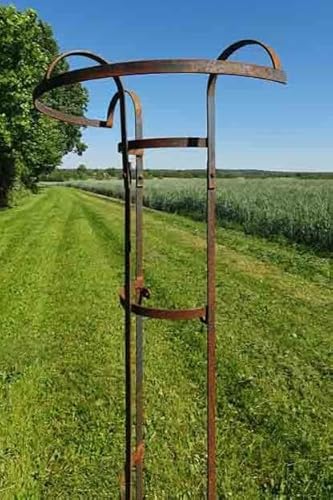 KUHEIGA Rosenschirm Höhe: 180cm Metall Rankhilfe Rankgerüst Rost Rankschirm Eisen KUHEIGA Rosenschirm Höhe: 180cm Metall Rankhilfe Rankgerüst Rost Rankschirm Eisen von KUHEIGA