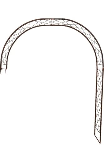 KUHEIGA Verzinkter Wandrosenbogen Metall B: 200cm / H:250cm, Rankbogen Zink, Metall-Bogen, Halbbogen KUHEIGA Verzinkter Wandrosenbogen Metall B: 200cm / H:250cm, Rankbogen Zink, Metall-Bogen, Halbbogen von KUHEIGA