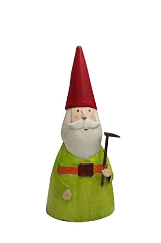 KUHEIGA Zaunhocker Zaungast H: 26cm Gartenzwerg Zwerg Metall Gartenfigur Figur von KUHEIGA