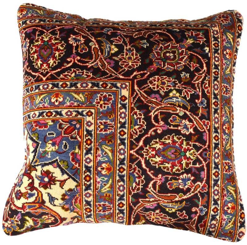 KUHFELL online & NOMAD Bodenkissen Sitzpouf persisches Gabbeh Sitzkissen 80 x 80 cm in Kelim Bodenkissen von KUHFELL online & NOMAD