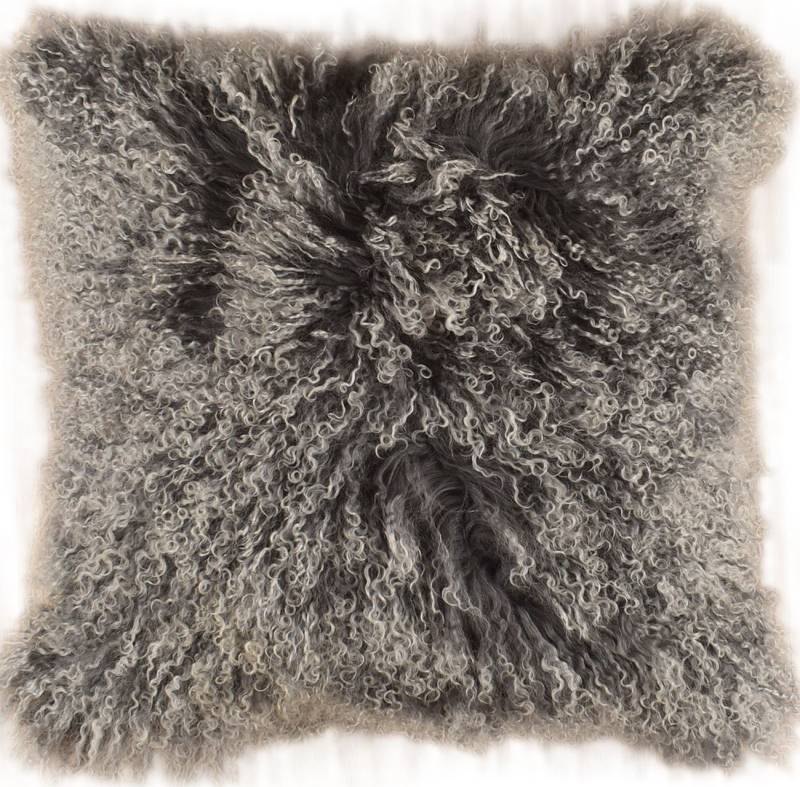 KUHFELL online & NOMAD Dekokissen Echtes Tibet Lammfell Kissenbezug Grau Schwarz Braun Beige oder Weiß KUHFELL online & NOMAD Dekokissen Echtes Tibet Lammfell Kissenbezug Grau Schwarz Braun Beige oder Weiß von KUHFELL online & NOMAD