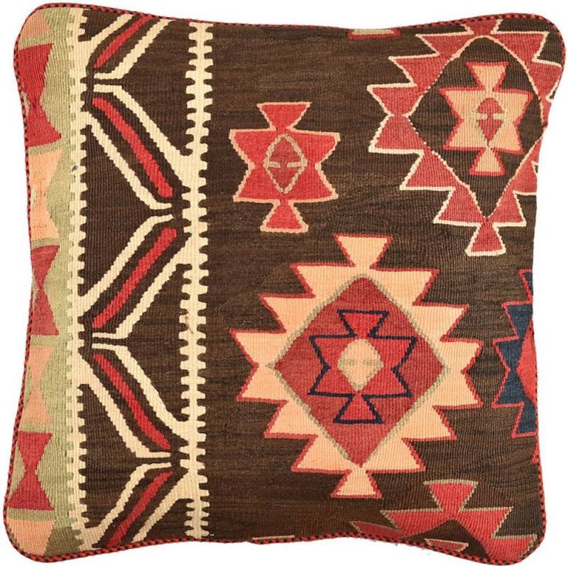 KUHFELL online & NOMAD Dekokissen Kissenbezug persischer Kelim Kissen 50 x 50 cm in diversen Motiven von KUHFELL online & NOMAD