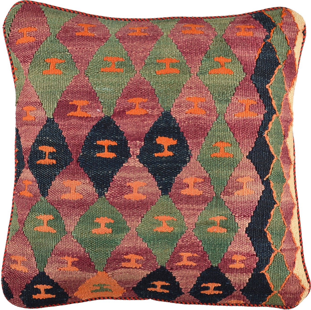 KUHFELL online & NOMAD Dekokissen Kissenbezug persischer Kelim Kissen 50 x 50 cm in diversen Motiven von KUHFELL online & NOMAD