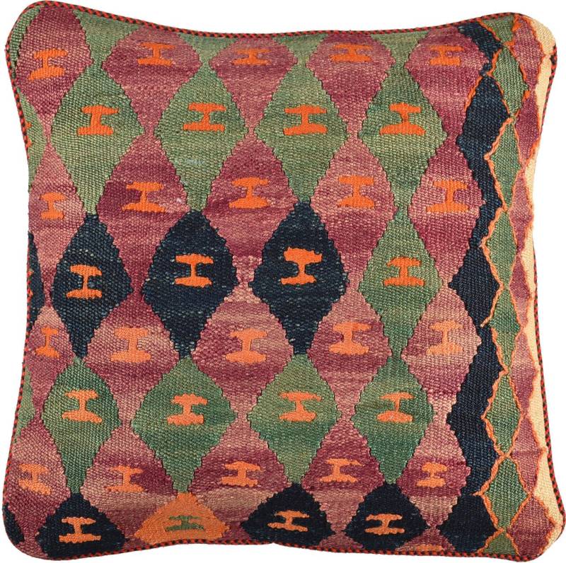 KUHFELL online & NOMAD Dekokissen Kissenbezug persischer Kelim Kissen 50 x 50 cm in diversen Motiven von KUHFELL online & NOMAD