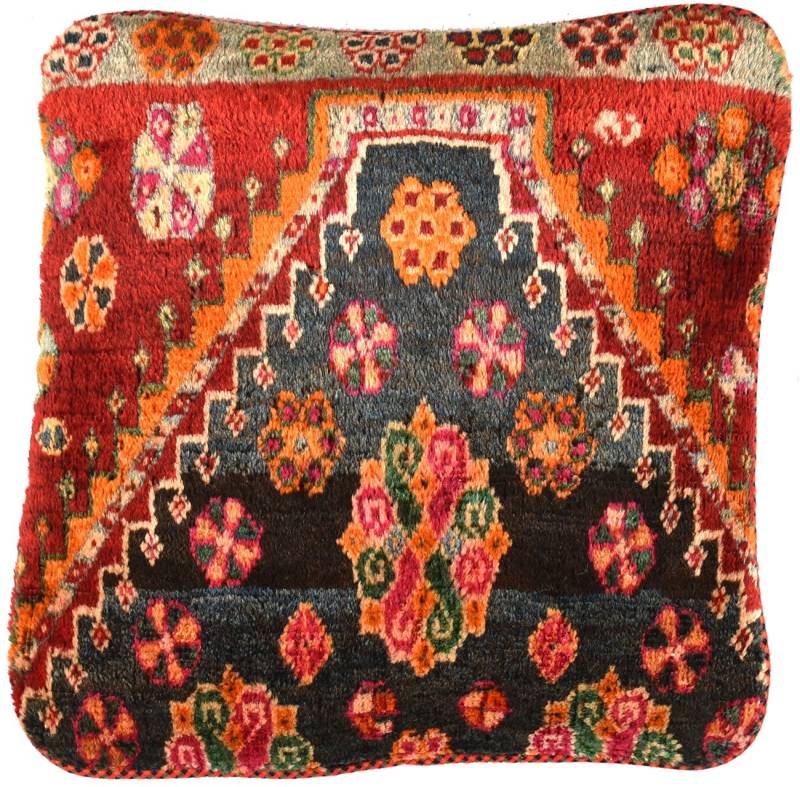 KUHFELL online & NOMAD Dekokissen Kissenbezug persisches Gabbeh Kelim Kissen 40 x 40 cm div Mustern von KUHFELL online & NOMAD