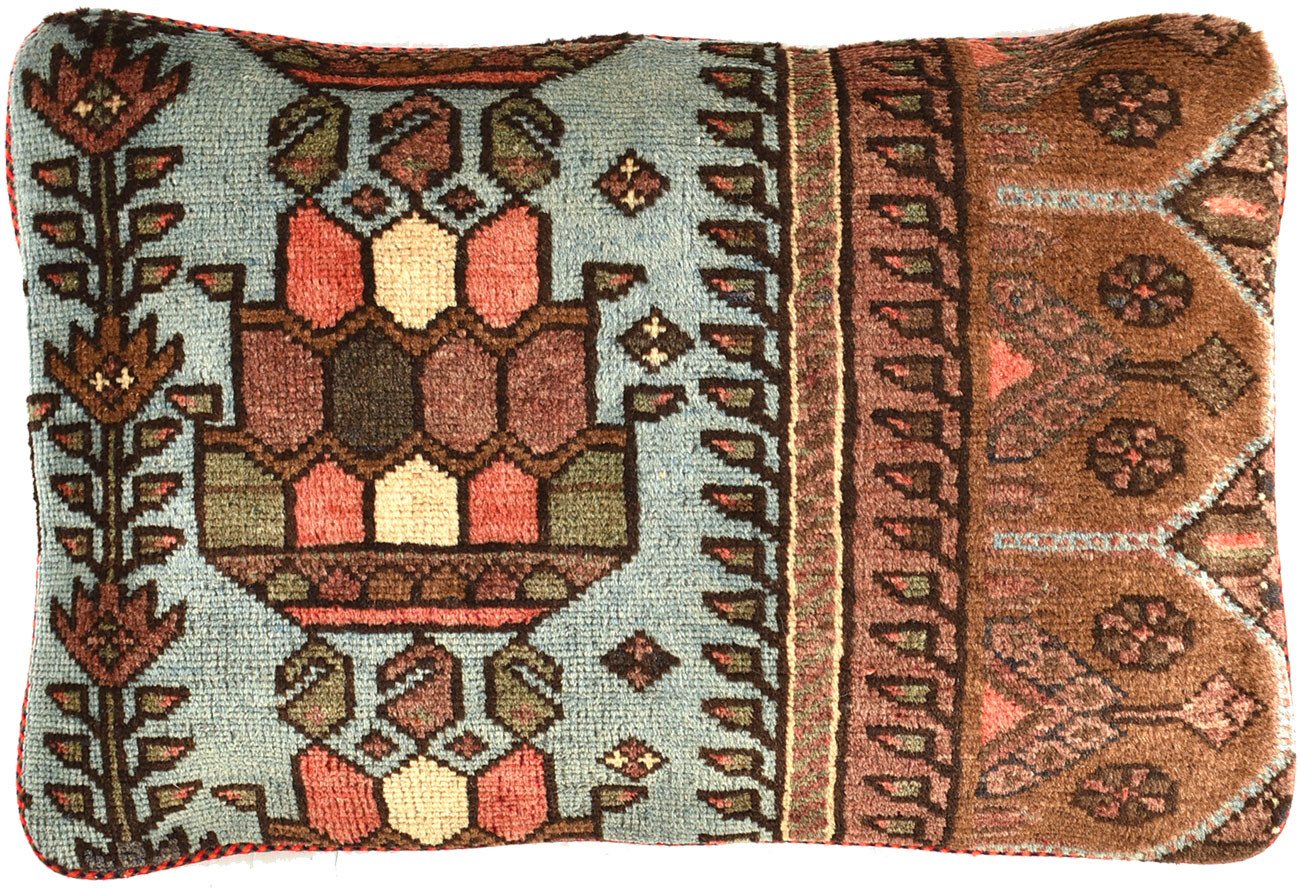 KUHFELL online & NOMAD Dekokissen Kissenbezug persisches Gabbeh Kissen 40 x 60 cm in diversen Mustern von KUHFELL online & NOMAD