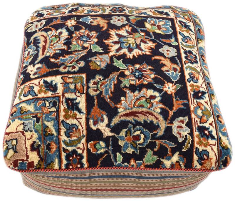 KUHFELL online & NOMAD Pouf ORIENT KELIM POUF SITZKISSEN BODENKISSEN FUßHOCKER 60 x 60 x 30 cm von KUHFELL online & NOMAD